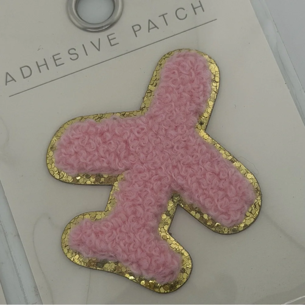 Pink Love Rainbow Western Adhesive Patches - Lot of 6
